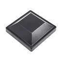 4" Square Post Cap Black