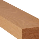 2x4x12 Cedar Lumber Stained Medium Brown