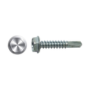 12 x 2-1/2" Indent Hex Washer Head Point  Self Drilling Screws  1,500 Pk