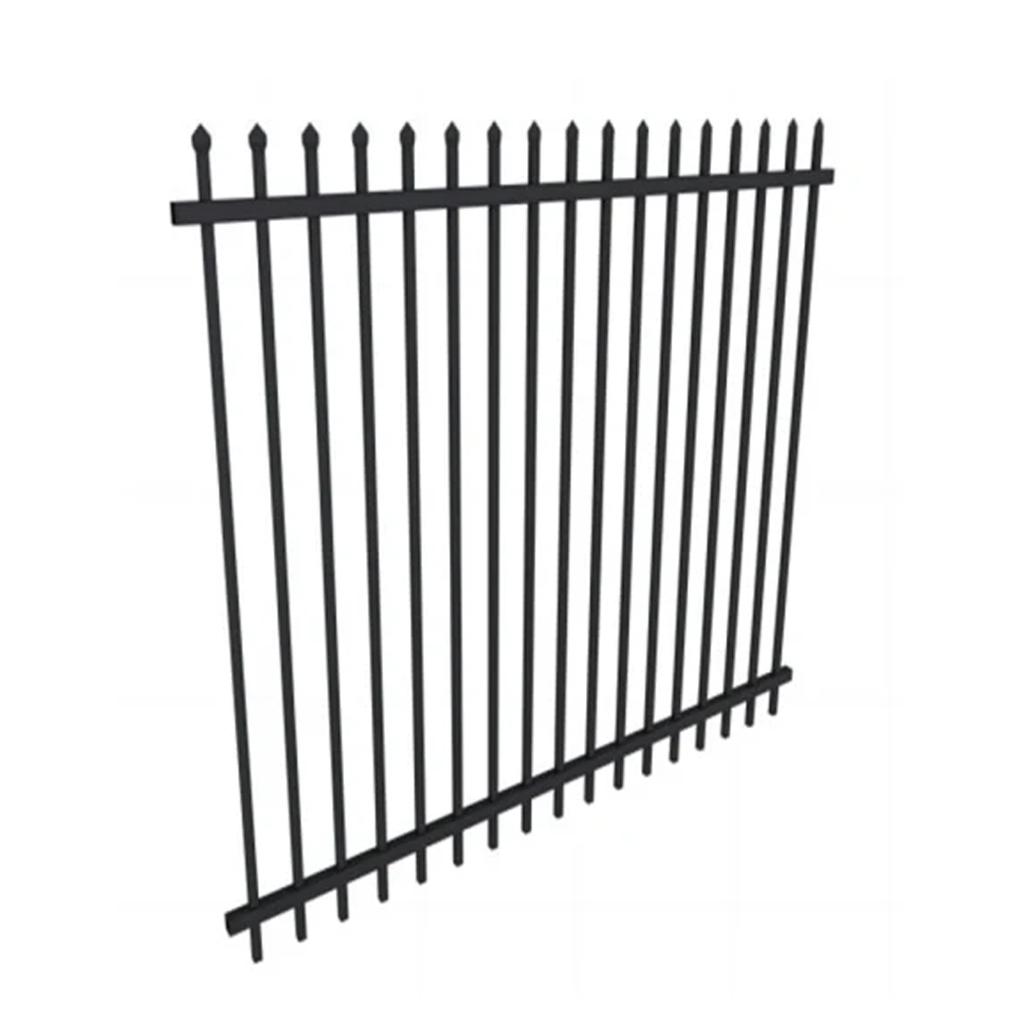 6x8 5/8 Powder Coated Black Metal Panel ET/EB