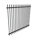 6x8 5/8 Powder Coated Black Metal Panel ET/EB