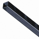 2x2x8' 16 Ga Powder Coated Metal Post Black