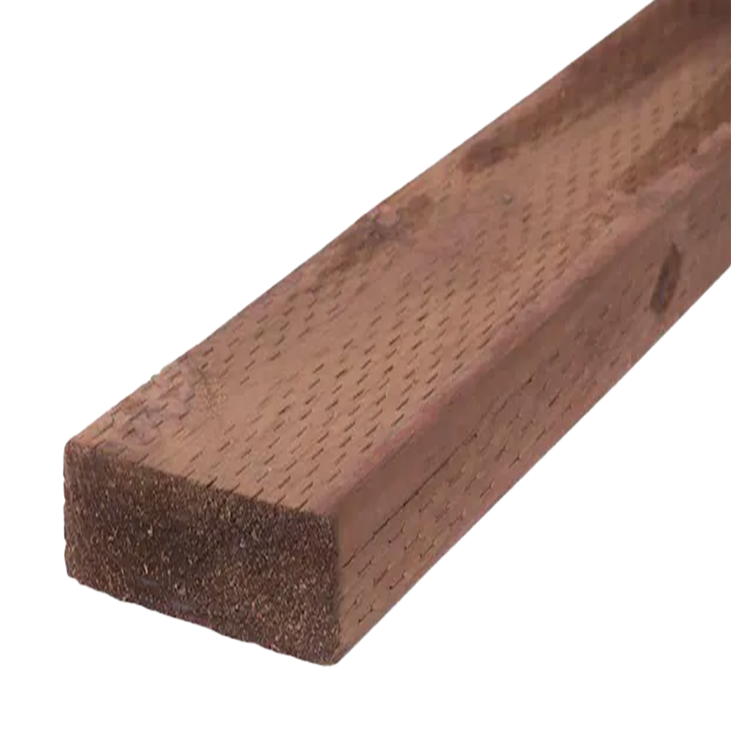 2x4x8 Color Treated Lumber Brown #1