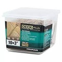 Bag of Deckplus 10x3" TAN Canela 100 Count