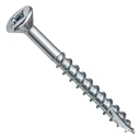 #8 x 1-3/4" Square Drive Flat Head Zinc 100 Pack