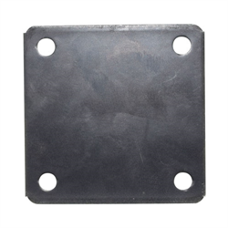 4" Wrought Square Metal Base Plate