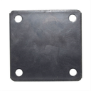 4" Wrought Square Metal Base Plate