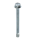 12 x 2-1/2" Indent Hex Washer Head Point  Self Drilling Screws  1,500 Pk