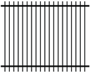 6x8 5/8 Powder Coated Black Metal Panel ET/EB