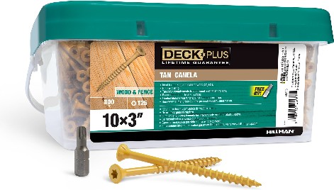 Deckplus 10x3" TAN Canela 800 Count