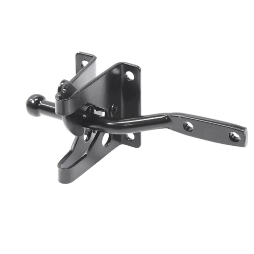 [NW38204AQ] Gravity Gate Latch No Hole BLACK